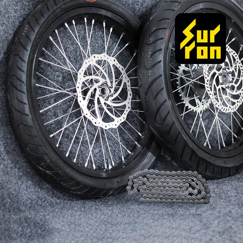 Surron SuperMotard Wheel set Complete - Electric Dirt Bikes