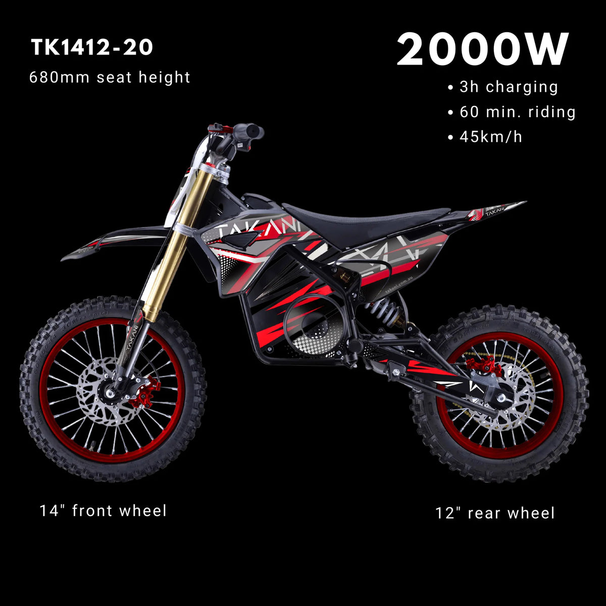 Takani TK1412-20 2000w Motor