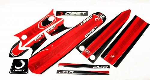 Oset swingarm sticker set 20" - Electric Dirt Bikes